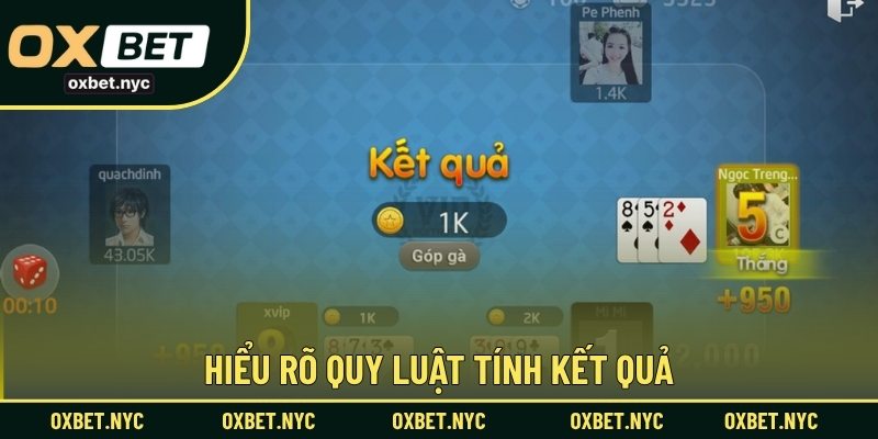 Hiểu rõ quy luật tính kết quả