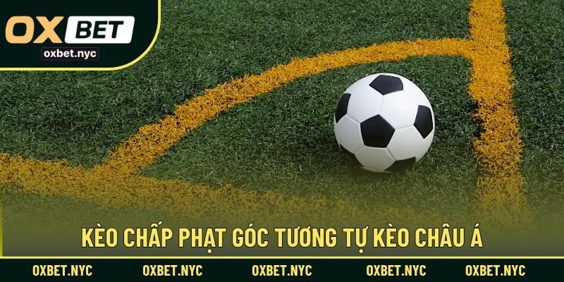 Kèo chấp phạt góc tương tự kèo Châu Á