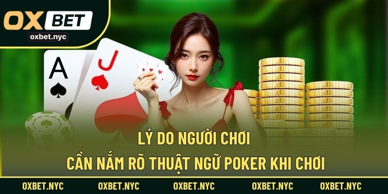 Lý do người chơi cần nắm rõ thuật ngữ Poker khi chơi