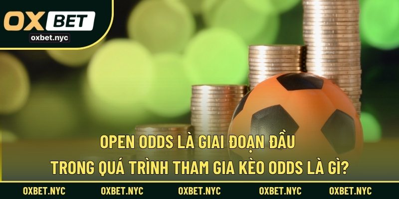 Open Odds là giai đoạn đầu trong quá trình tham gia kèo Odds là gì?