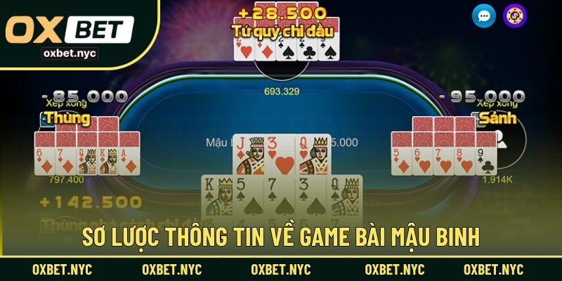 Sơ lược thông tin về game bài Mậu Binh